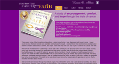 Desktop Screenshot of confrontingcancerwithfaith.com